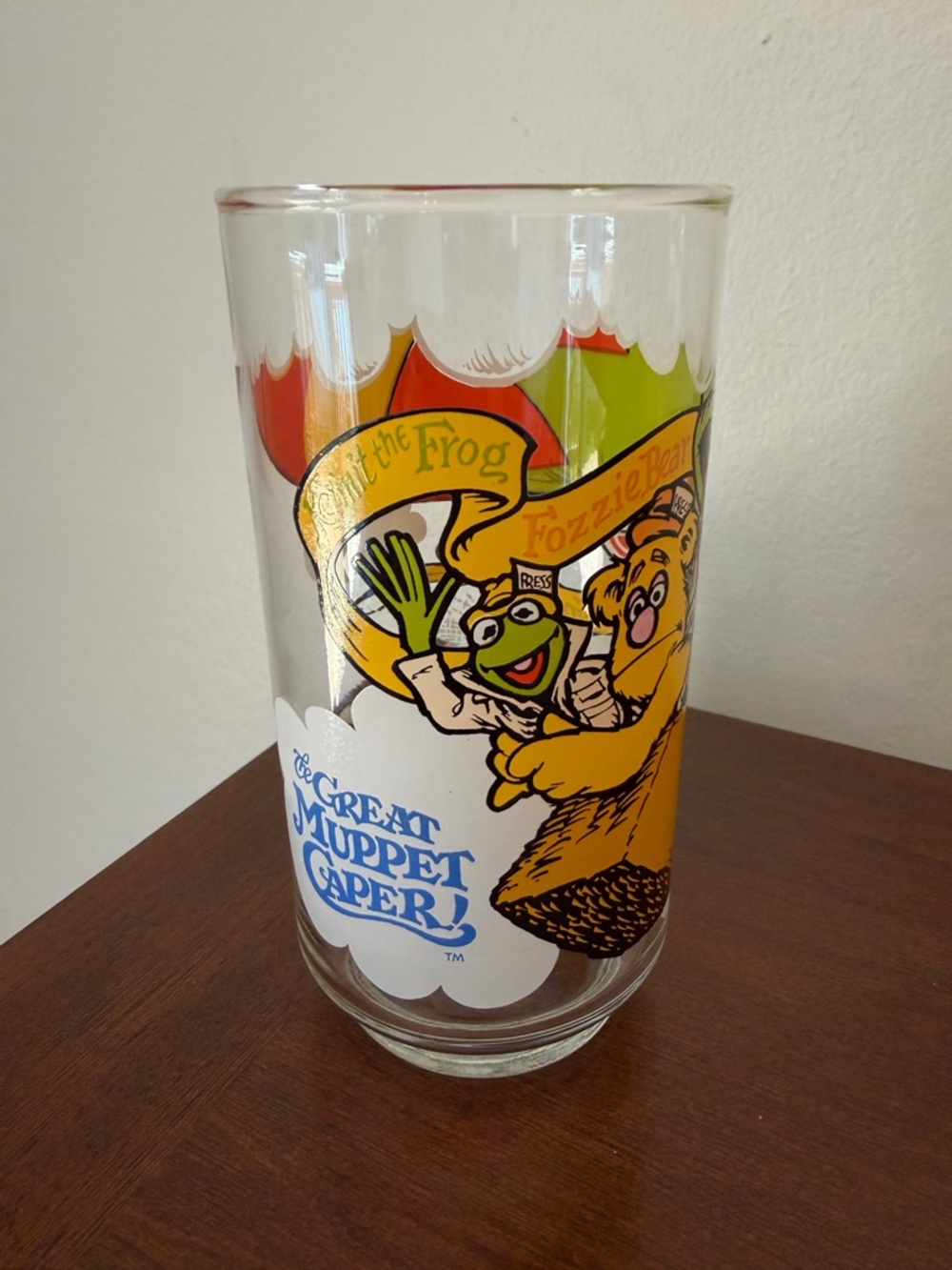 Vintage 1981 McDonald’s The Great Muppet Caper Gonzo Collector Drinking Glass